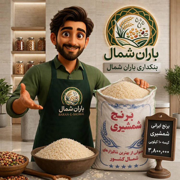 برنج شمشیری گلستان